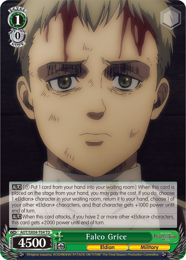 Falco Grice (404) [AOT3] - Weiss Schwarz Single