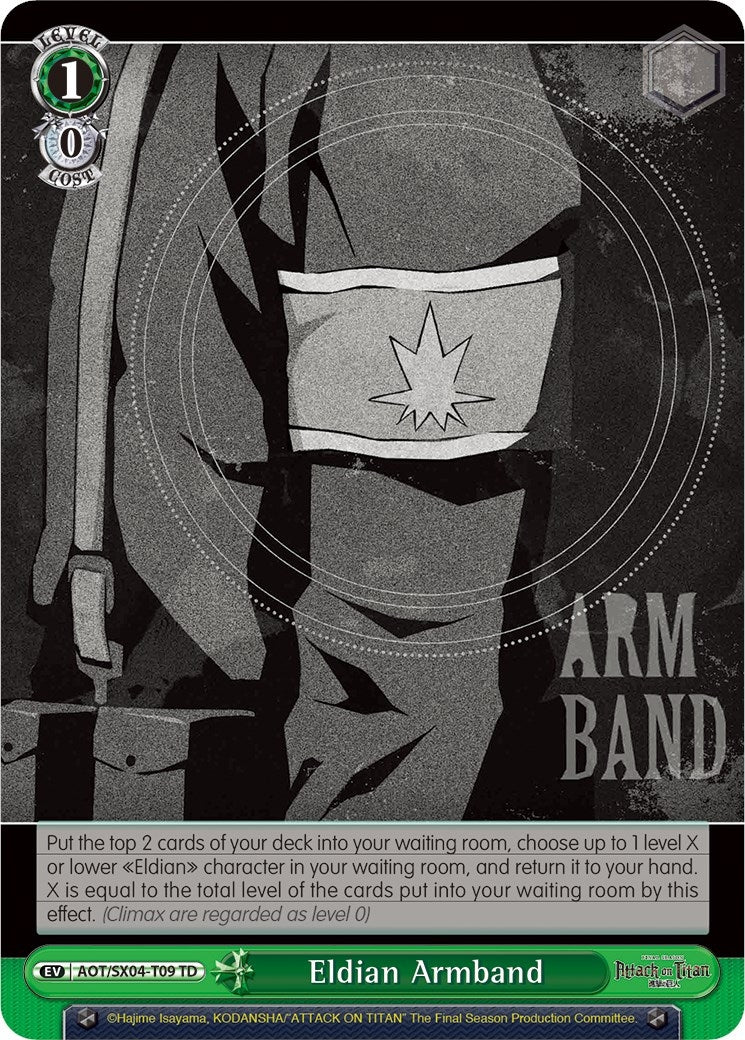 Eldian Armband (409) [AOT3] - Weiss Schwarz Single