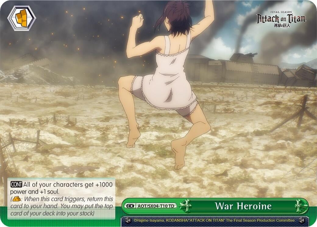 War Heroine (410) [AOT3] - Weiss Schwarz Single