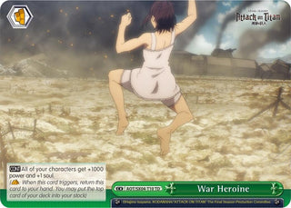 War Heroine (410) [AOT3] - Weiss Schwarz Single