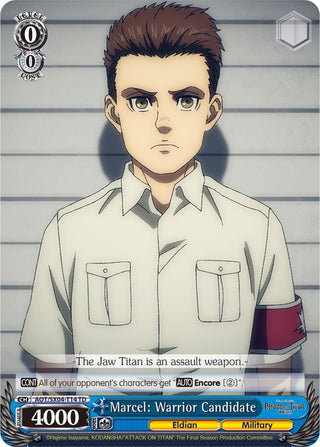 Marcel: Warrior Candidate (414) [AOT3] - Weiss Schwarz Single