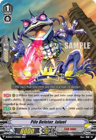 Pile Deletor Jaluel (202202) [EVENT] - Cardfight Vanguard Single