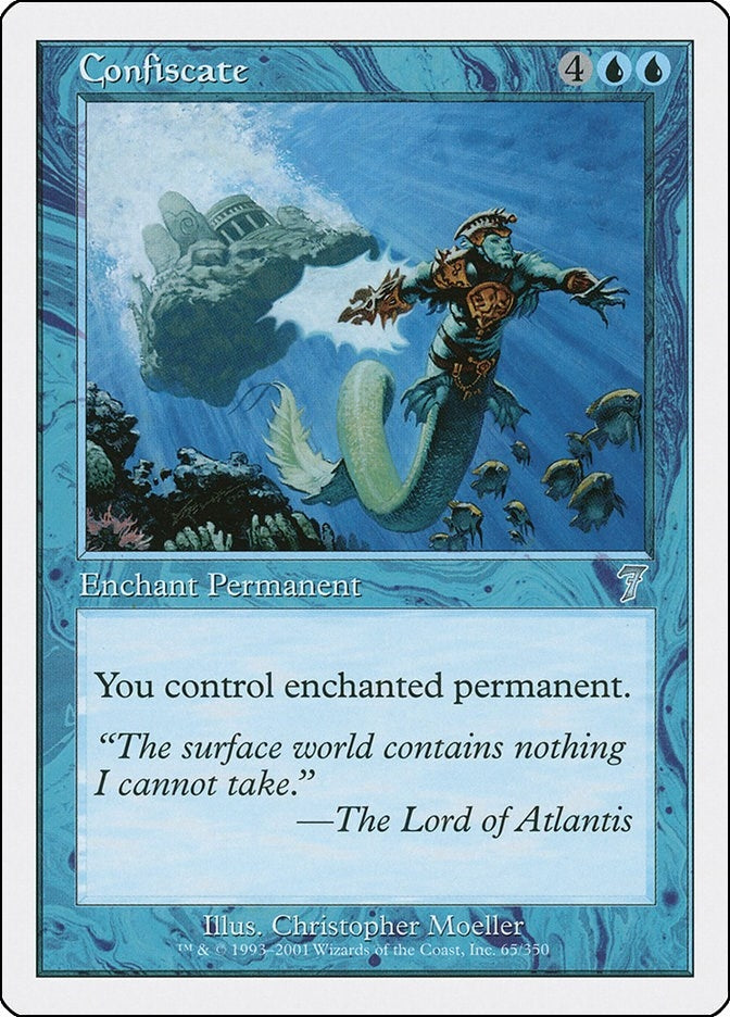 Confiscate (65) [7ED] - MTG Single