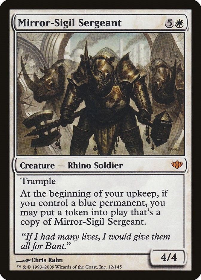 Mirror-Sigil Sergeant (12) [CON] - MTG Single