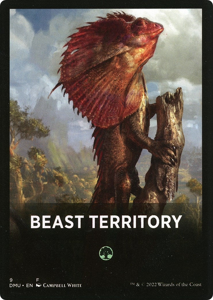 Beast Territory Theme Card (0) [DMU] - MTG Single