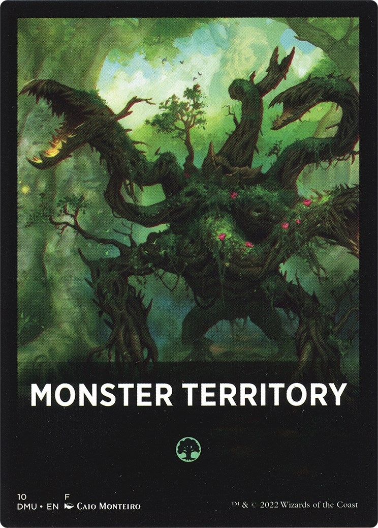 Monster Territory Theme Card (0) [DMU] - MTG Single