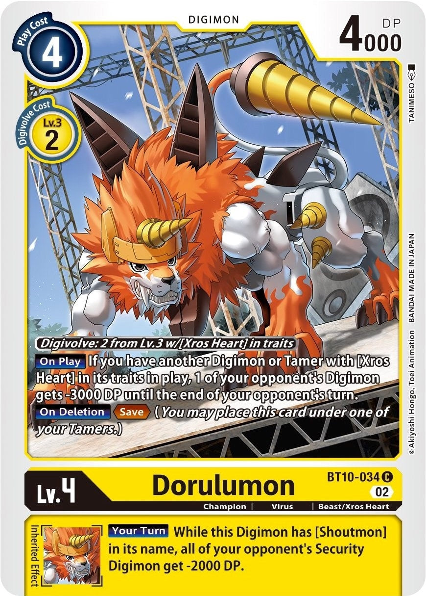Dorulumon (10034) [BT10] - Digimon Card Game Single