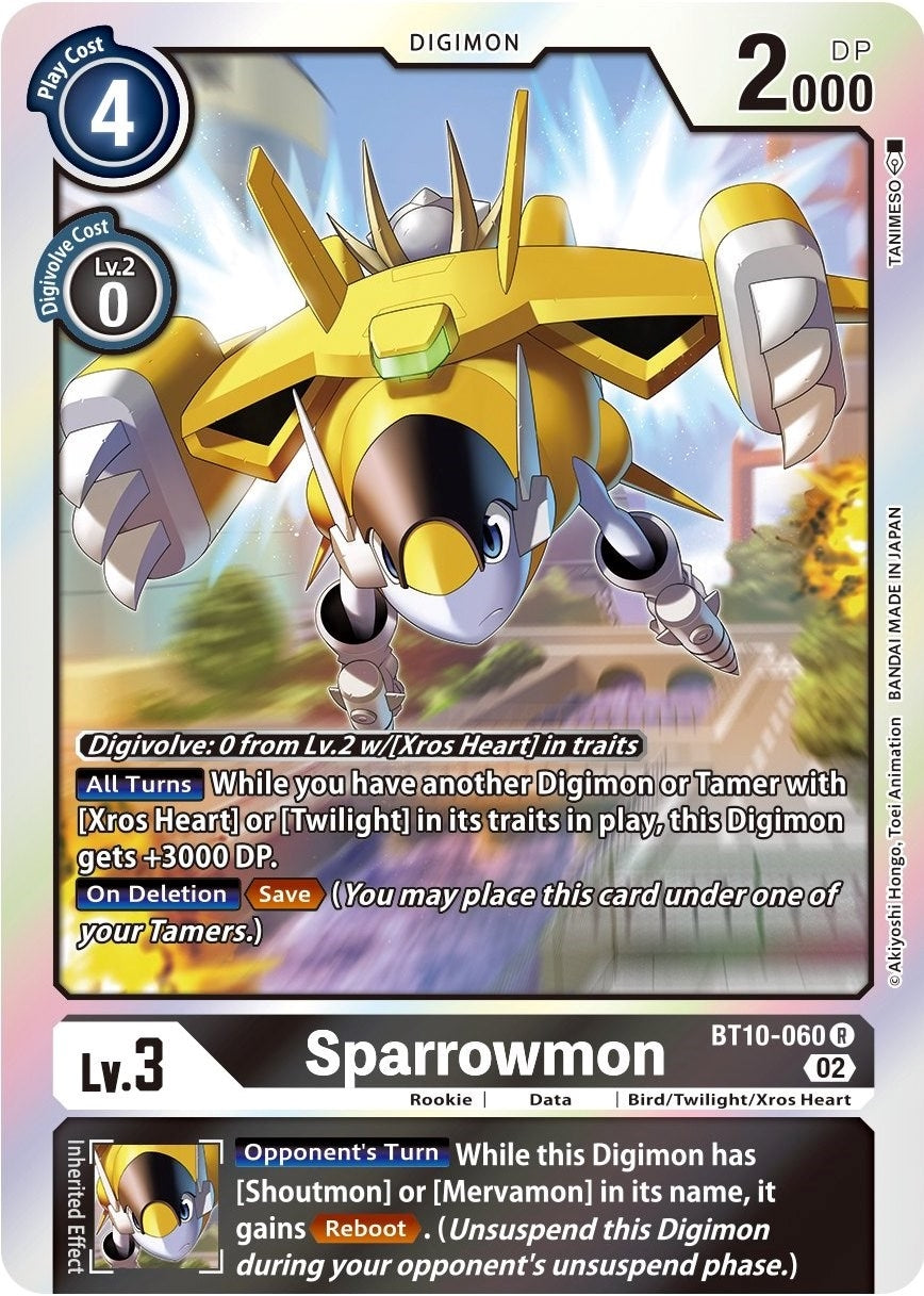 Sparrowmon (10060) [BT10] - Digimon Card Game Single