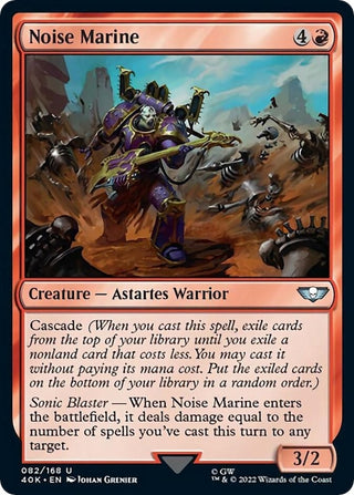 Noise Marine (Surge Foil) (82) [40K] - MTG Single