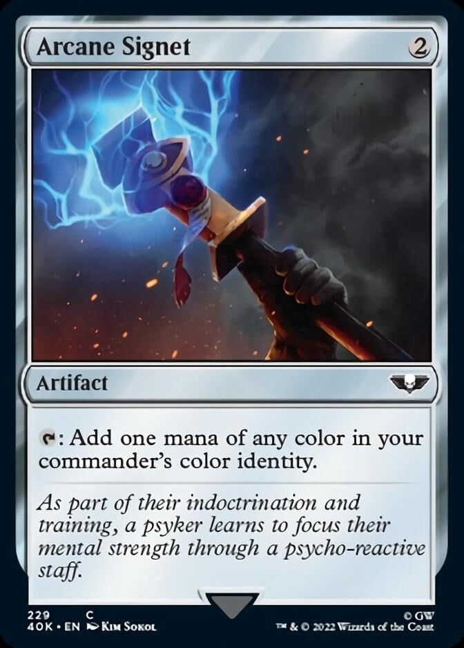 Arcane Signet (229) (229) [40K] - MTG Single