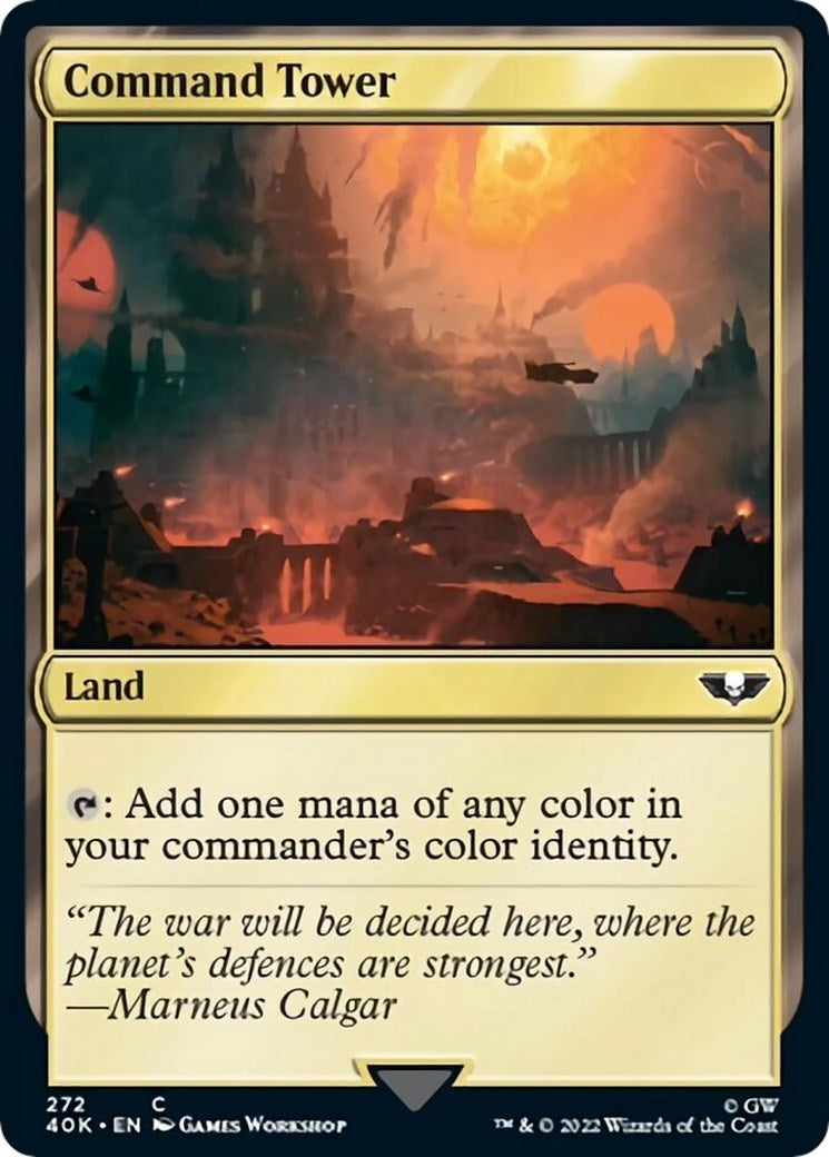 Command Tower (272) (Surge Foil) (272) [40K] - MTG Single