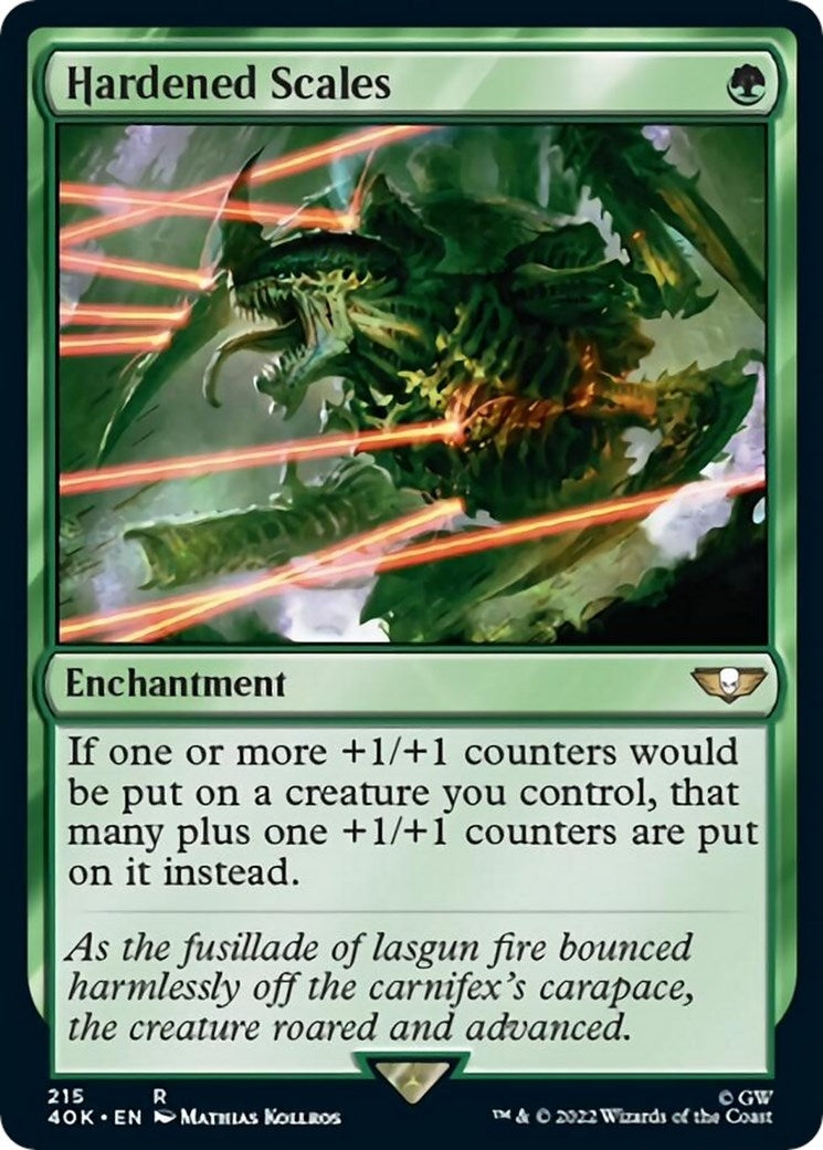 Hardened Scales (Surge Foil) (215) [40K] - MTG Single