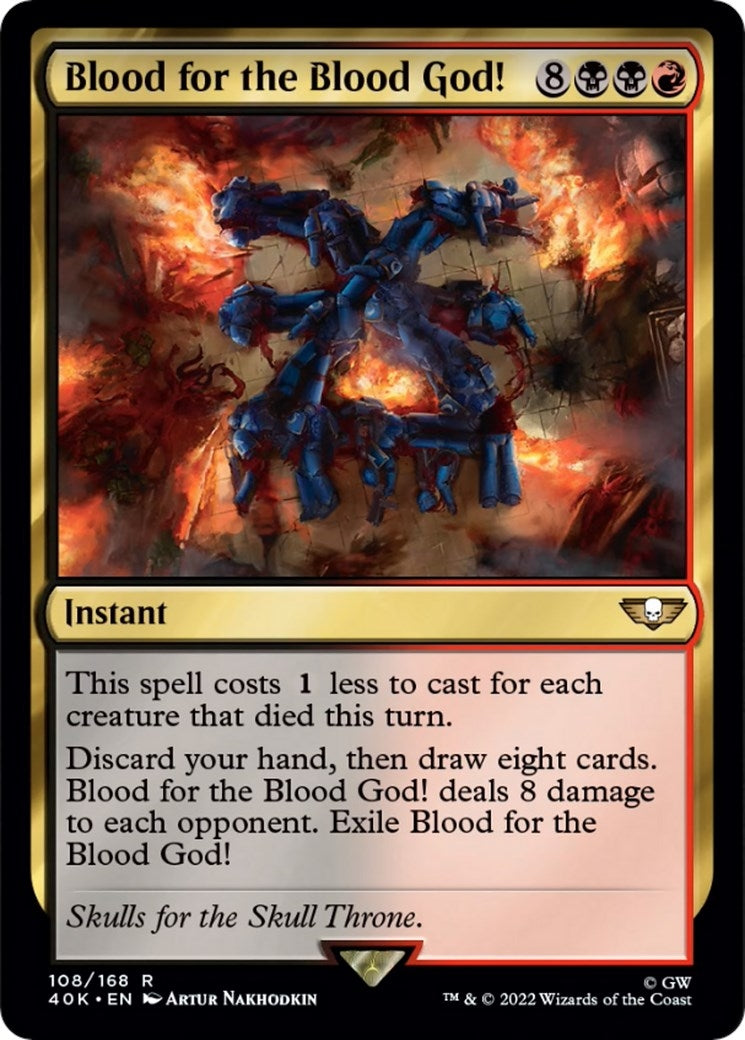 Blood for the Blood God! (Surge Foil) (108) [40K] - MTG Single