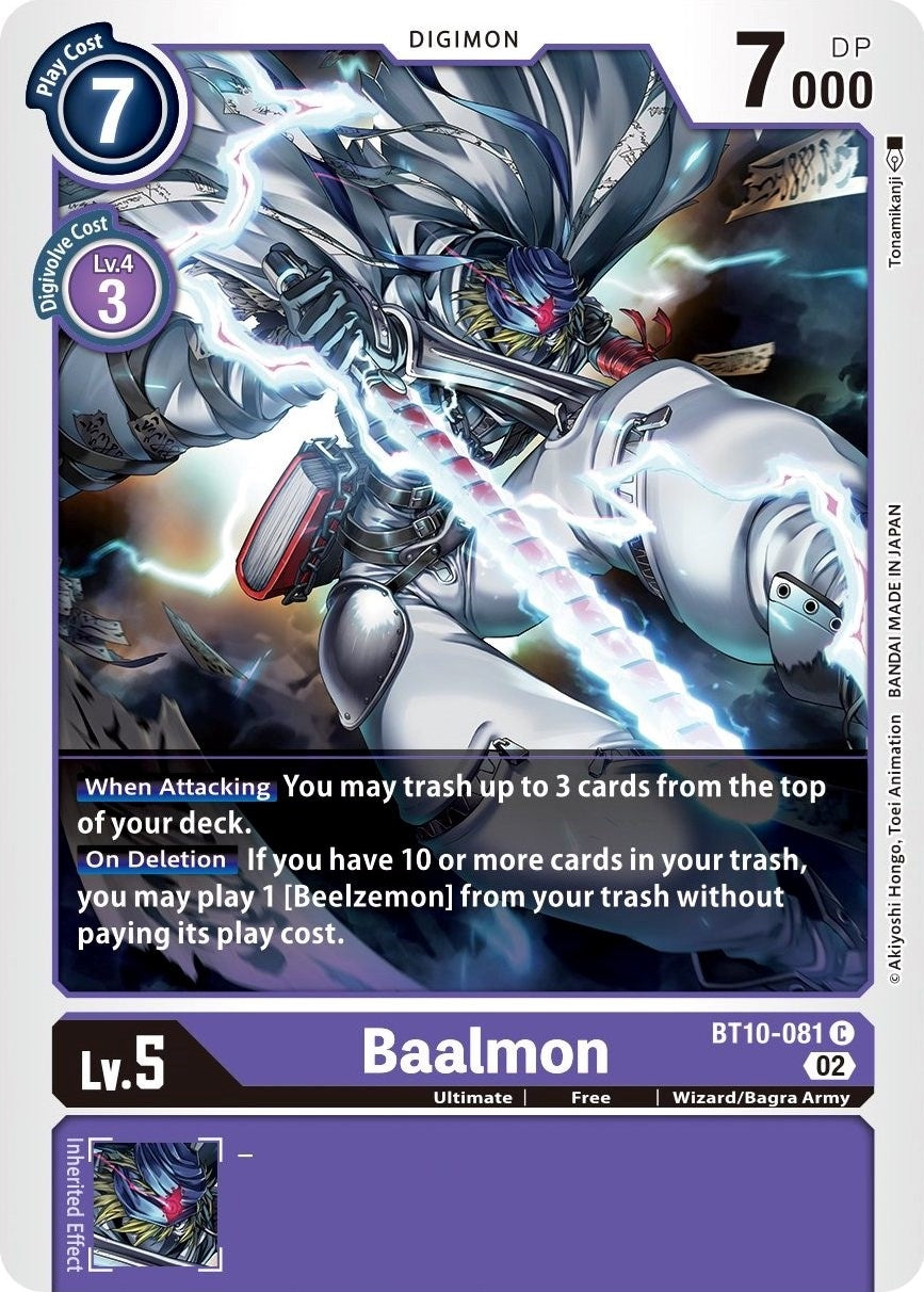 Baalmon (10081) [BT10] - Digimon Card Game Single