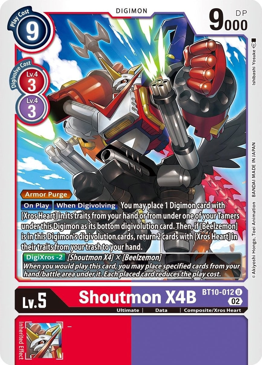 Shoutmon X4B (10012) [BT10] - Digimon Card Game Single