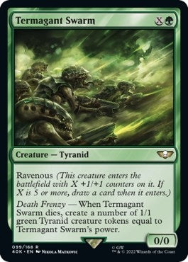 Termagant Swarm (Surge Foil) (99) [40K] - MTG Single