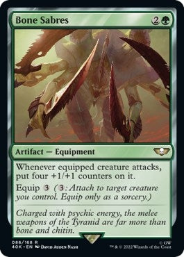 Bone Sabres (88) [40K] - MTG Single