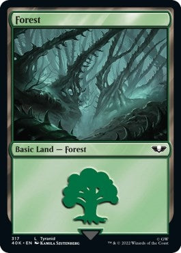 Forest (317) (317) [40K] - MTG Single