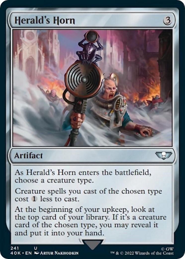 Herald’s Horn (Surge Foil) (241) [40K] - MTG Single