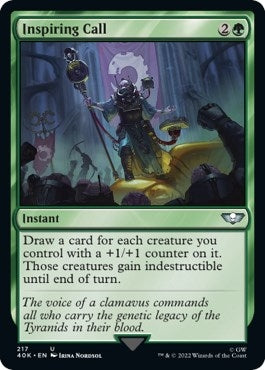 Inspiring Call (Surge Foil) (217) [40K] - MTG Single