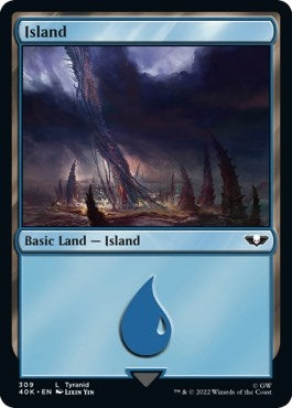 Island (309) (309) [40K] - MTG Single