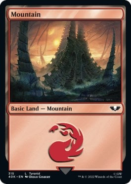 Mountain (315) (315) [40K] - MTG Single