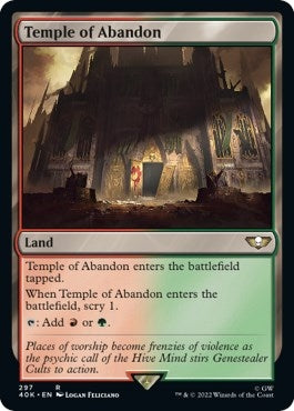 Temple of Abandon (297) [40K] - MTG Single