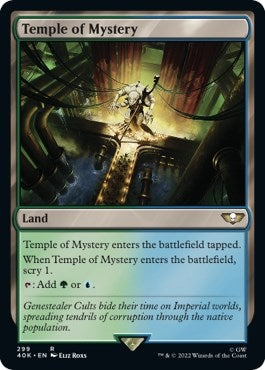 Temple of Mystery (Surge Foil) (299) [40K] - MTG Single