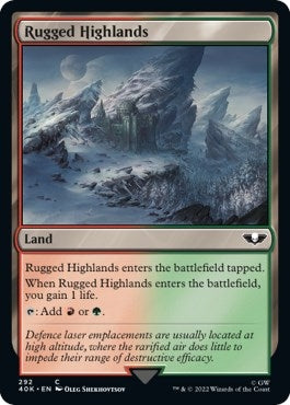 Rugged Highlands (292) [40K] - MTG Single