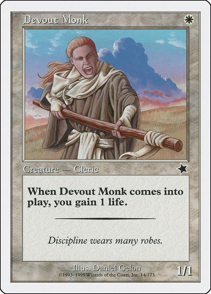 Devout Monk (14) [S99] - MTG Single