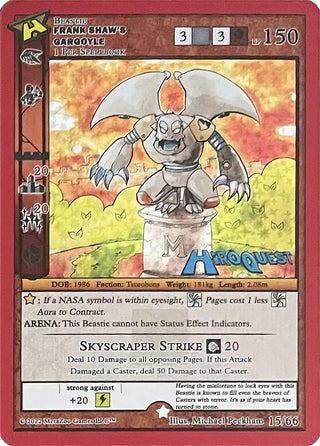 Frank Shaw’s Gargoyle (15) (HQPR) - MetaZoo Single
