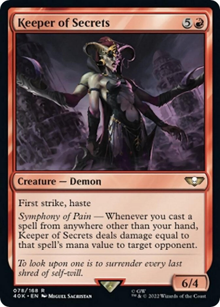 Keeper of Secrets (Surge Foil) (78) [40K] - MTG Single