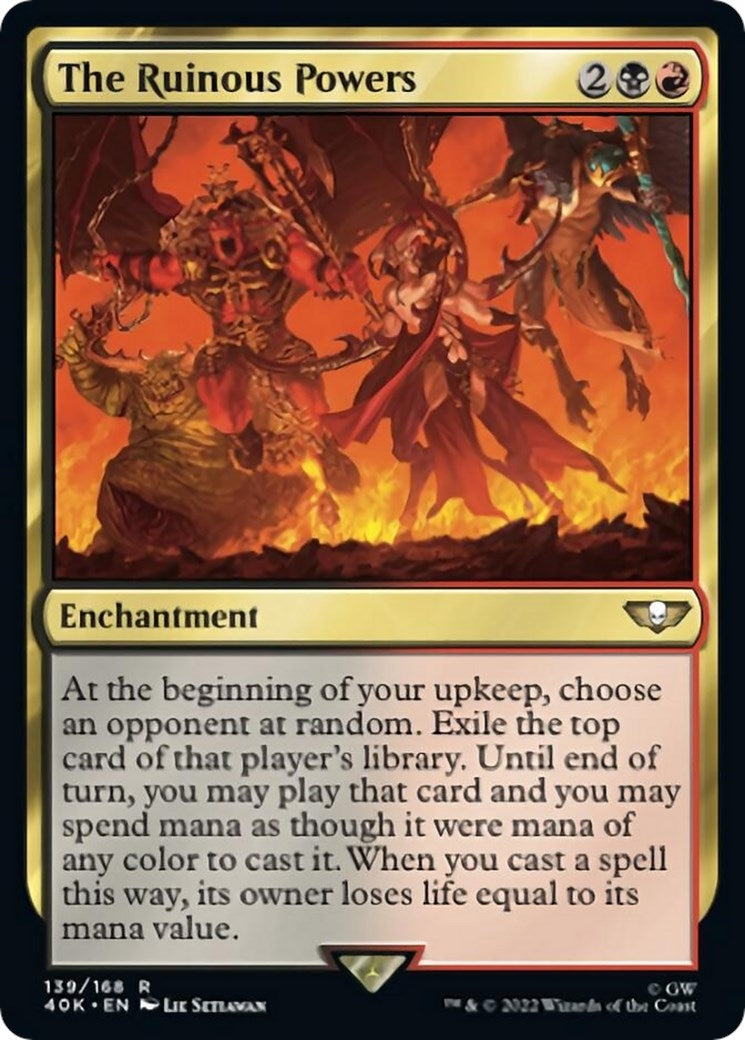 The Ruinous Powers (Surge Foil) (139) [40K] - MTG Single