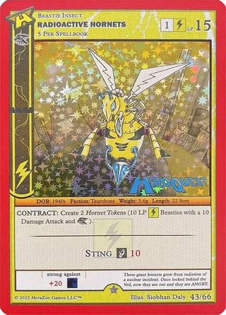 Radioactive Hornets (43) (HQPR) - MetaZoo Single