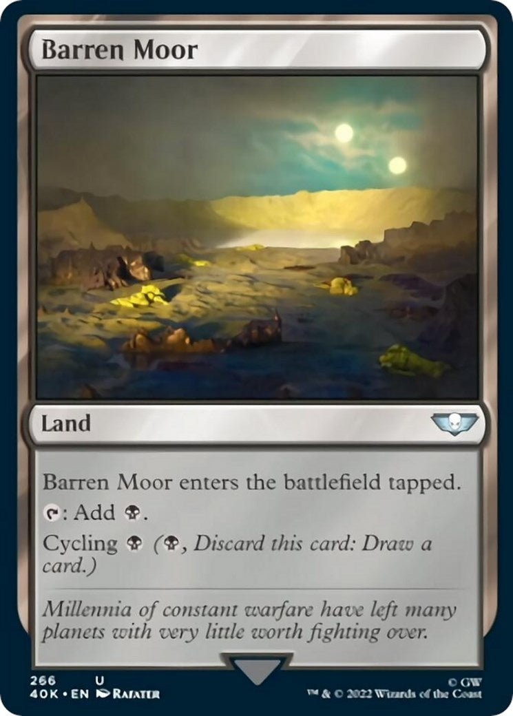 Barren Moor (266) [40K] - MTG Single