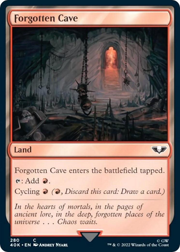 Forgotten Cave (280) [40K] - MTG Single