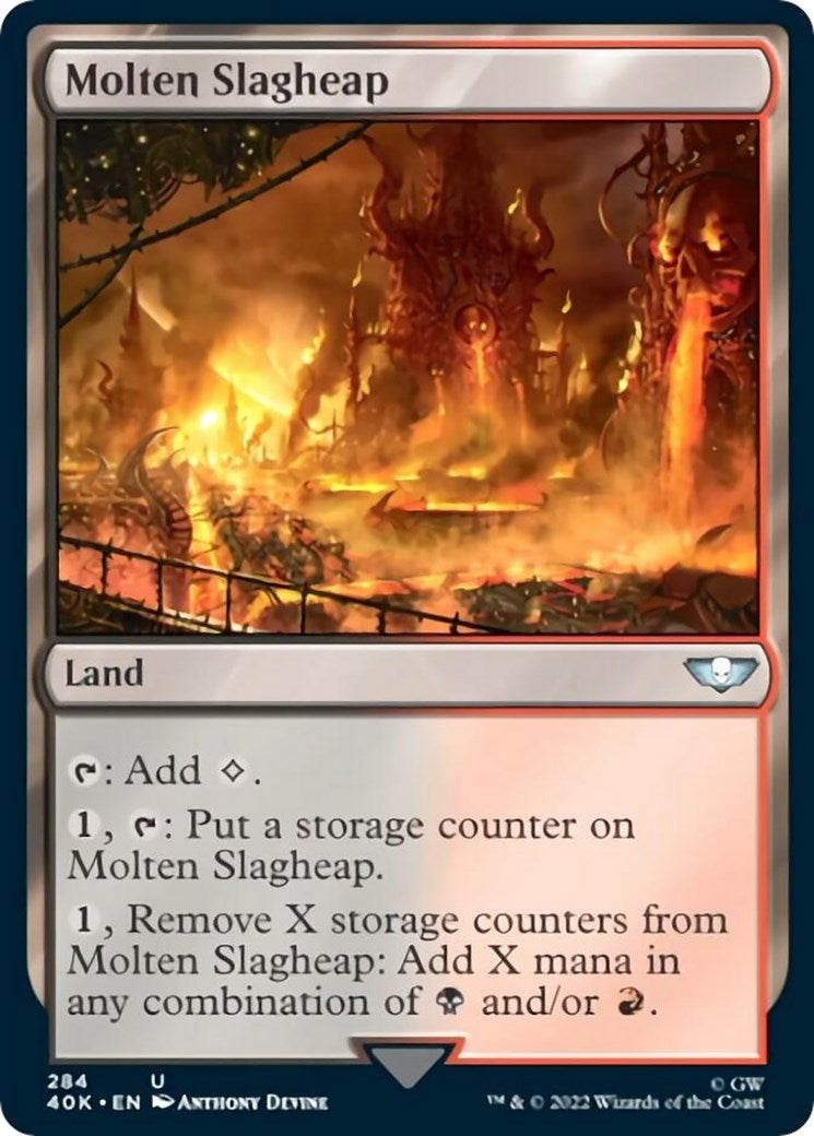 Molten Slagheap (Surge Foil) (284) [40K] - MTG Single