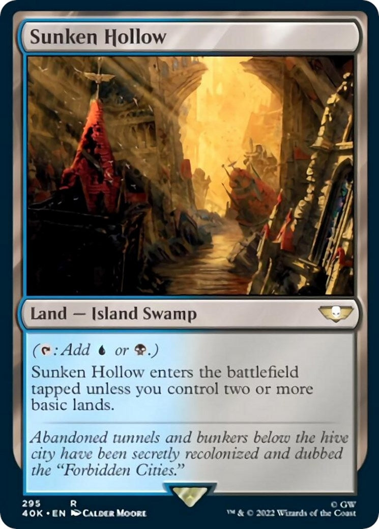 Sunken Hollow (295) [40K] - MTG Single