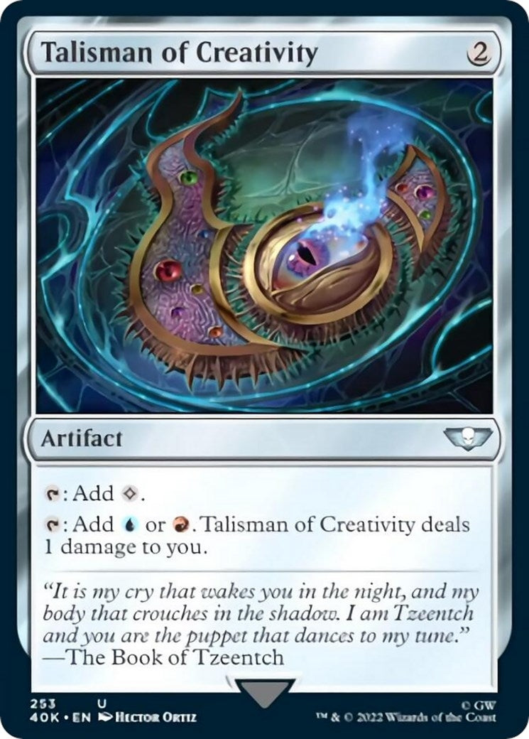 Talisman of Creativity (Surge Foil) (253) [40K] - MTG Single
