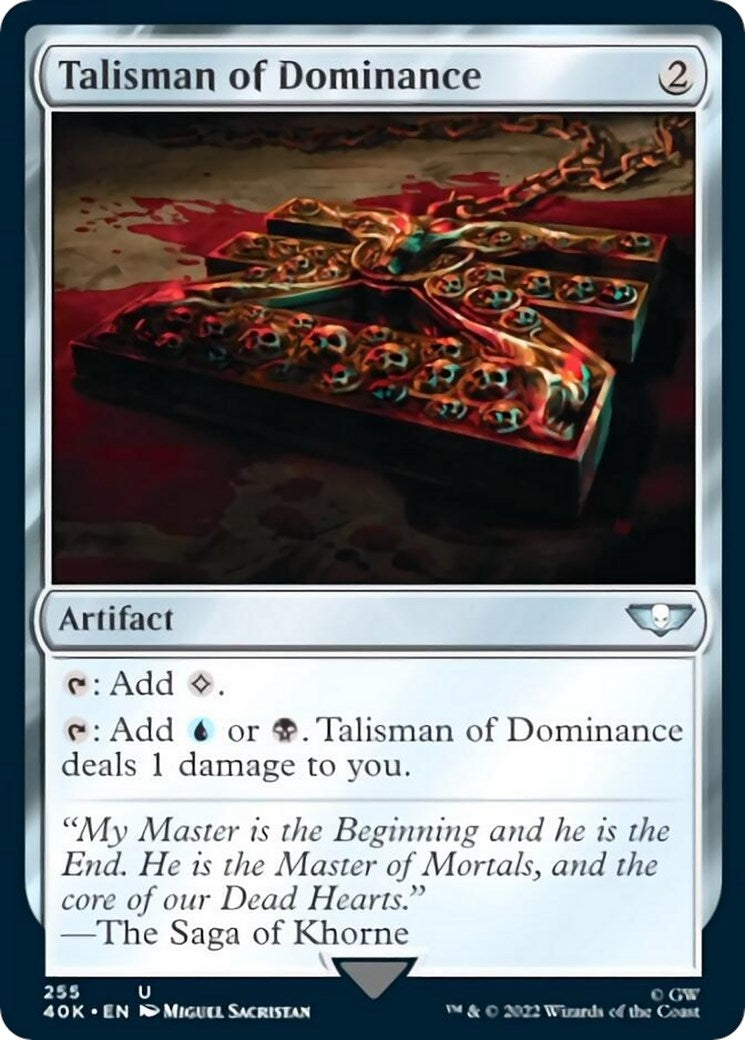 Talisman of Dominance (255) (Surge Foil) (255) [40K] - MTG Single