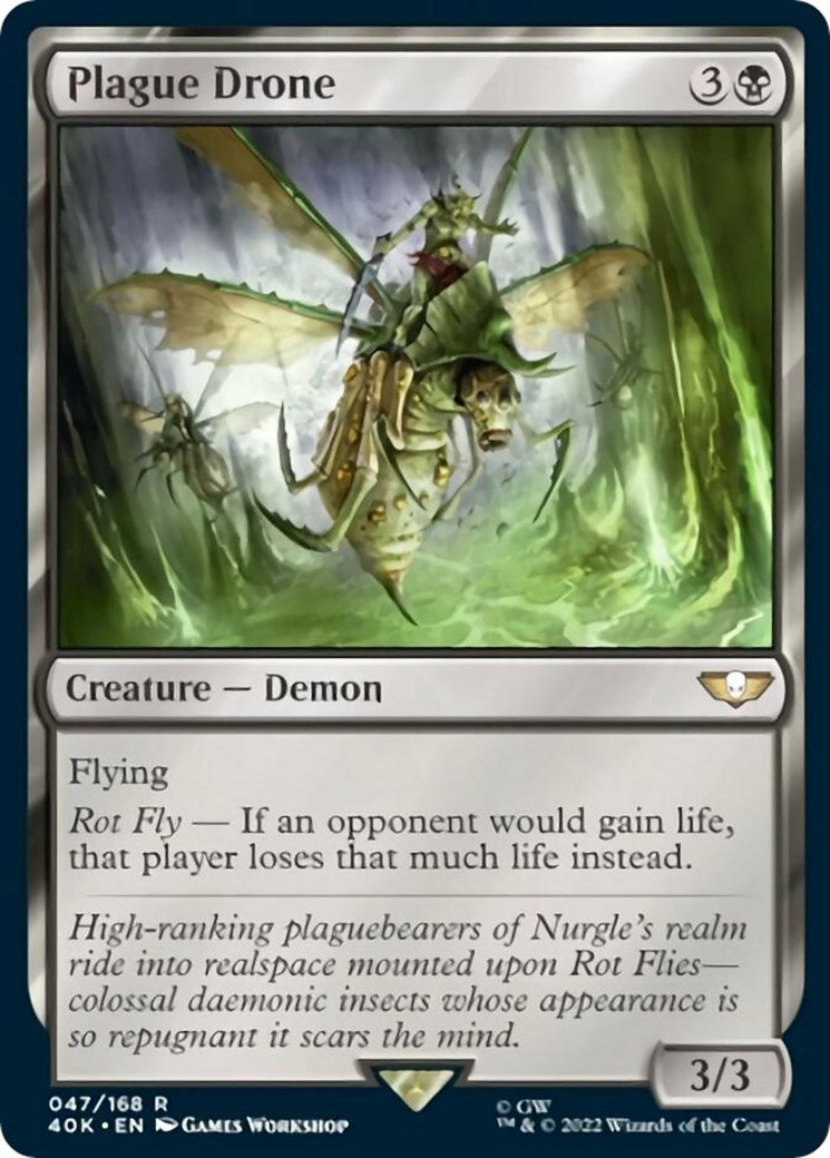 Plague Drone (47) [40K] - MTG Single