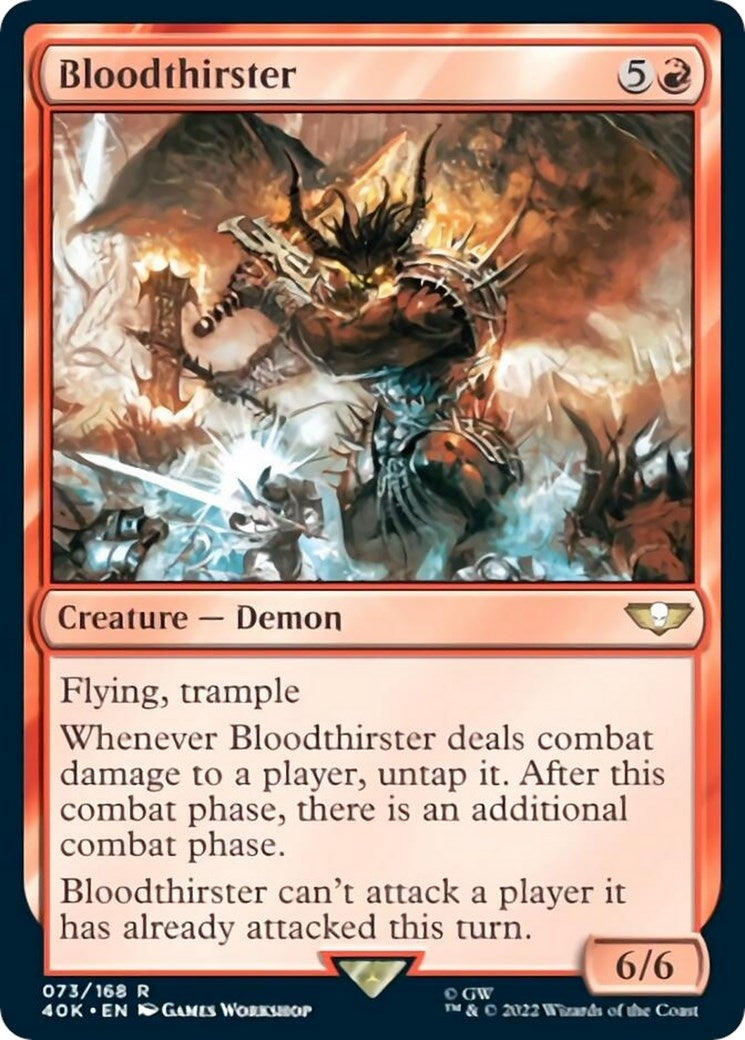 Bloodthirster (73) [40K] - MTG Single