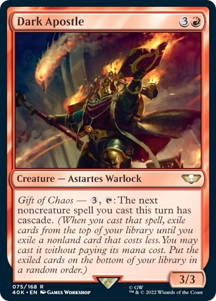 Dark Apostle (75) [40K] - MTG Single
