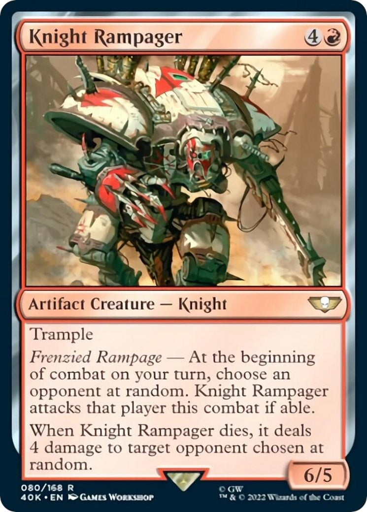 Knight Rampager (80) [40K] - MTG Single