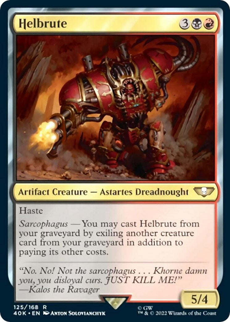 Helbrute (Surge Foil) (125) [40K] - MTG Single