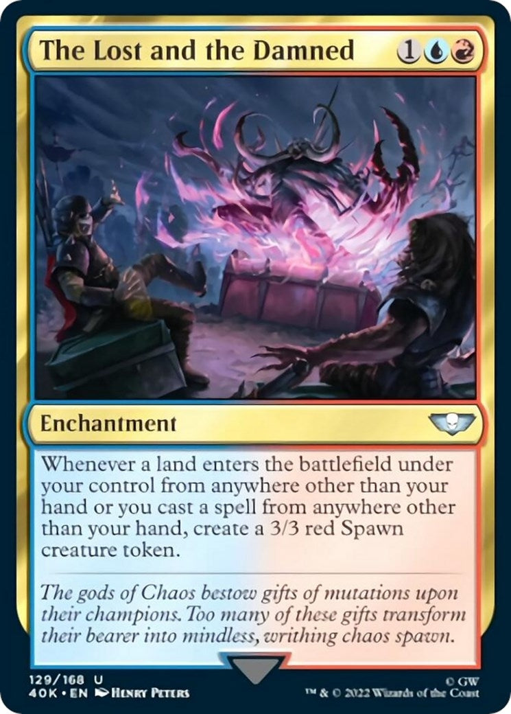 The Lost and the Damned (Surge Foil) (129) [40K] - MTG Single