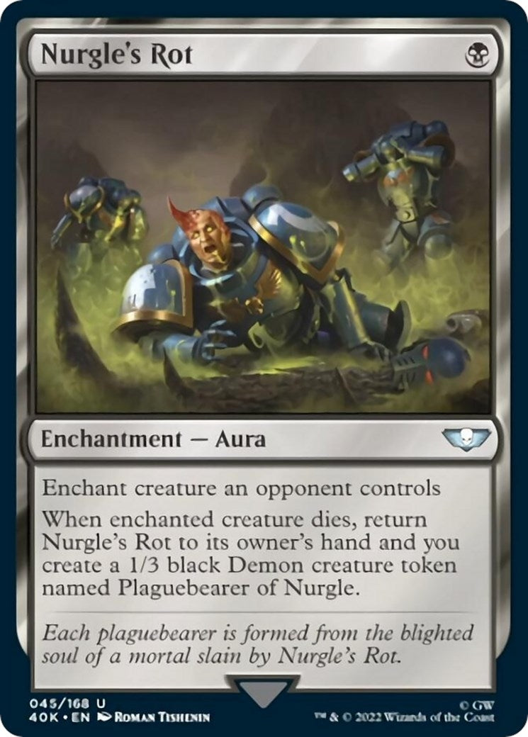 Nurgle’s Rot (Surge Foil) (45) [40K] - MTG Single
