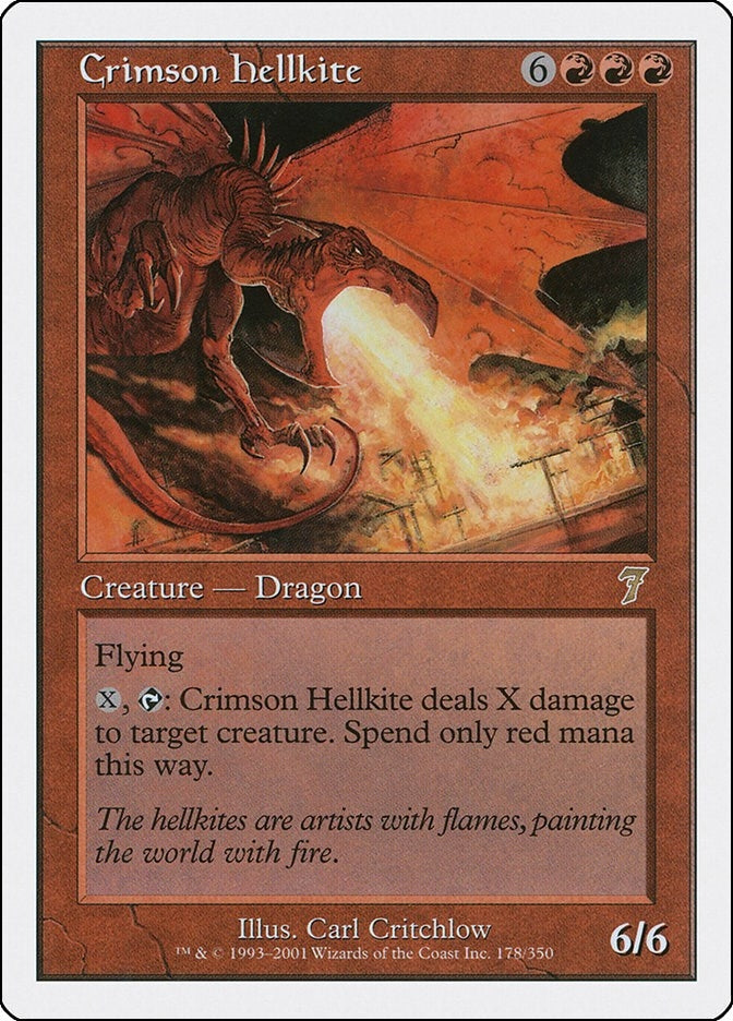 Crimson Hellkite (178) [7ED] - MTG Single