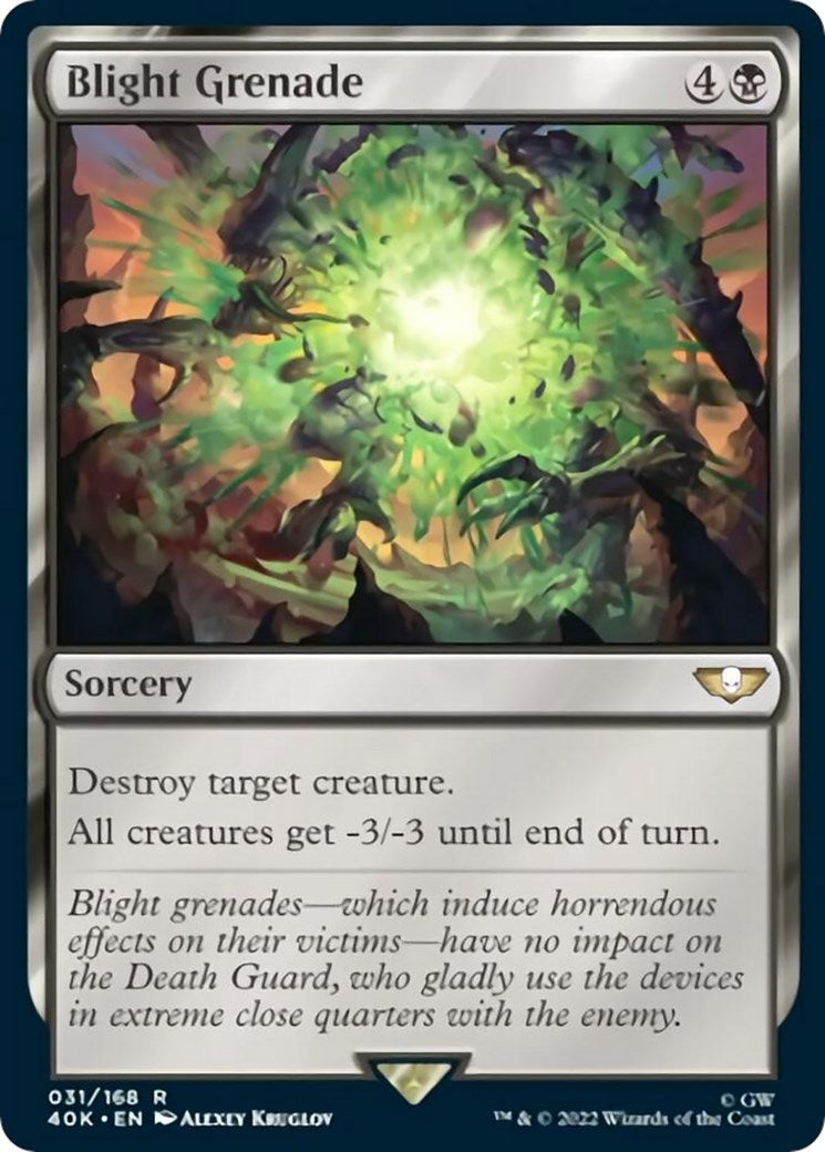 Blight Grenade (Surge Foil) (31) [40K] - MTG Single