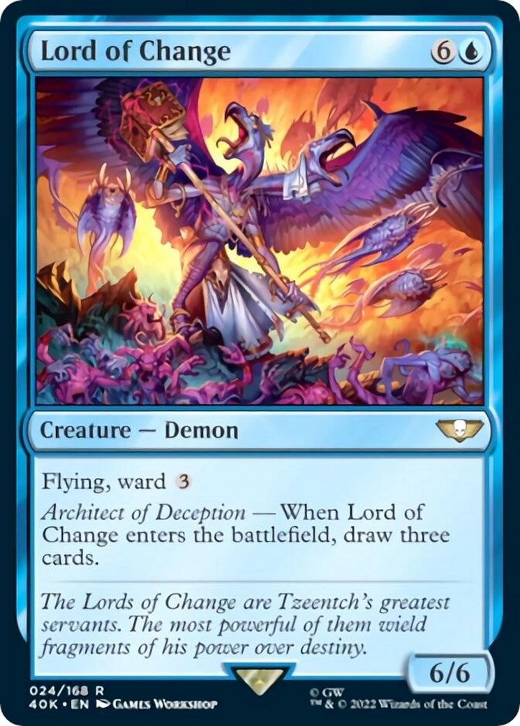 Lord of Change (Surge Foil) (24) [40K] - MTG Single